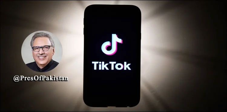 President Dr Arif Alvi makes TikTok debut