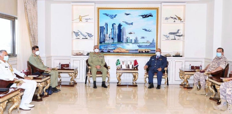 COAS Bajwa, Qatari leadership discuss defence, security issues