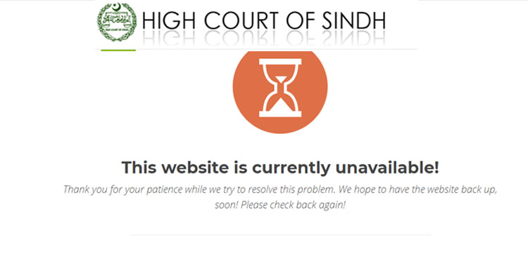 Indian hackers take down Sindh High Court website