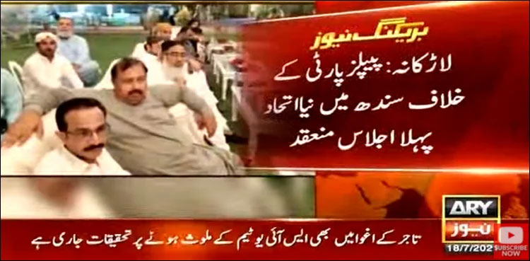 Newly formed anti-PPP alliance holds first meeting in Sindh