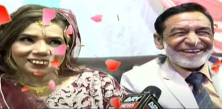 Wedding ceremony of professor, 70, organised by his children in Islamabad