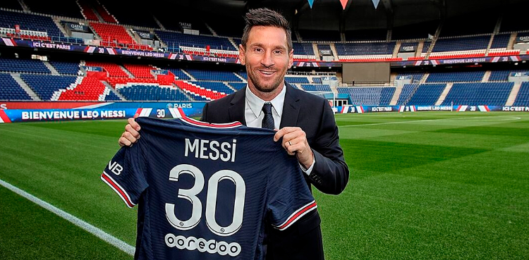 Messi's Paris St Germain package includes crypto fan tokens