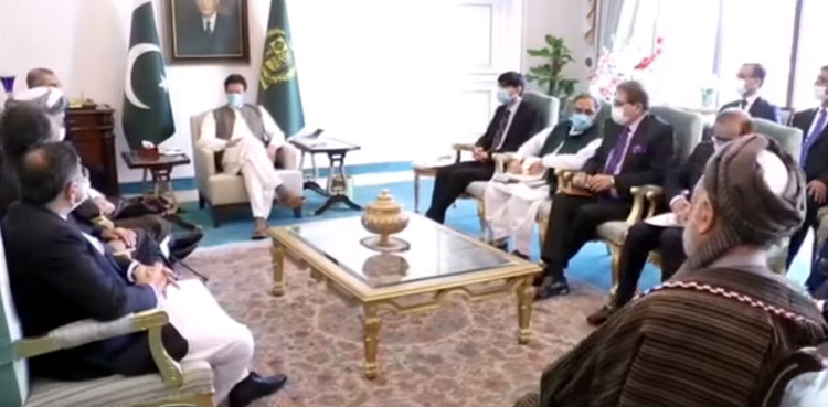 Delegation of Afghan political leaders calls on PM Imran Khan