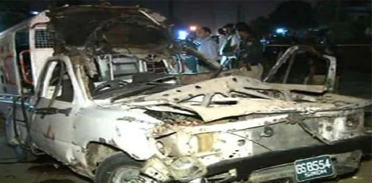 Karachi police lodge FIR on mini-truck cracker attack killing 13 of family
