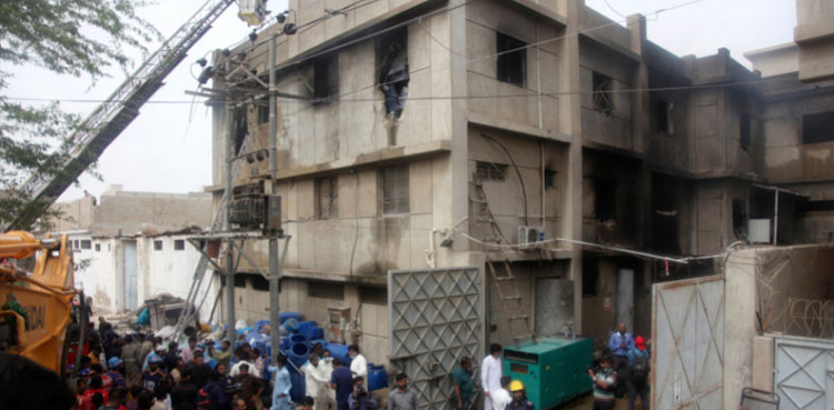 Korangi factory fire: SHC bars KBCA, KDA from razing, sealing building