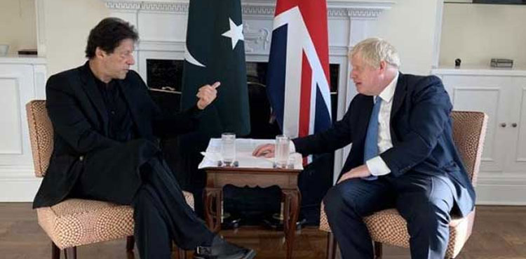 PM Imran receives phone call from British counterpart