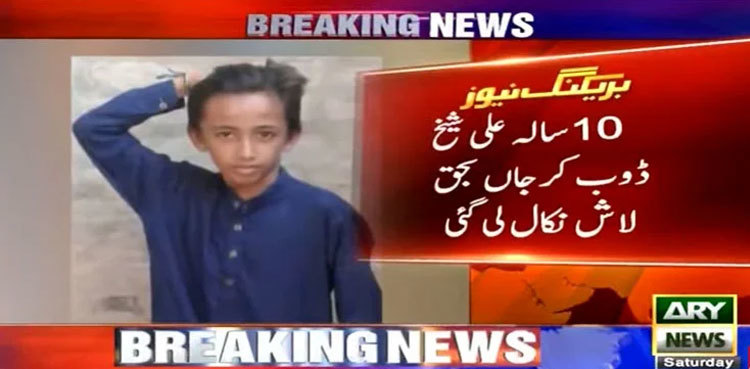 Larkana boy jumps into pond to escape being bitten by dog, drowns