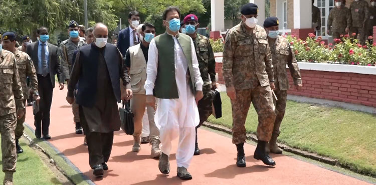 PM briefed on border management, security during Peshawar Corps Headquarters visit