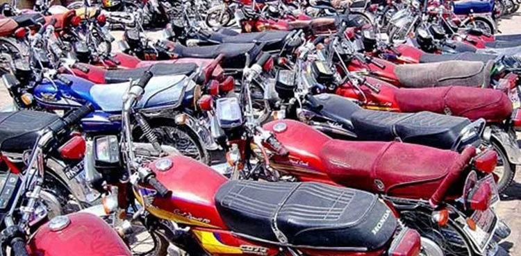 Where do stolen, snatched motorcycles go from Karachi?