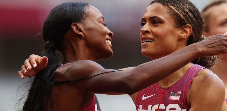 Olympics: USA's McLaughlin beats her own world best