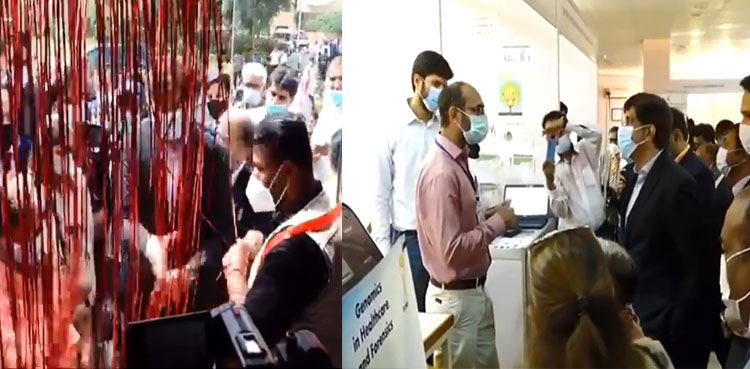 Sindh CM opens health exhibition in Karachi University