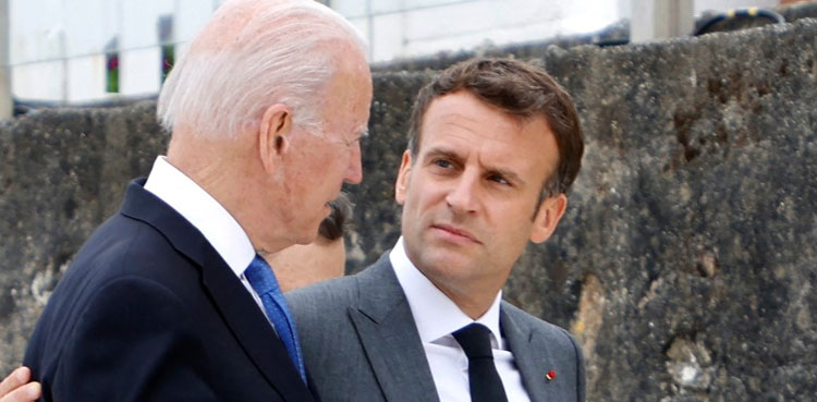 Biden asks for early talks with Macron amid submarine row