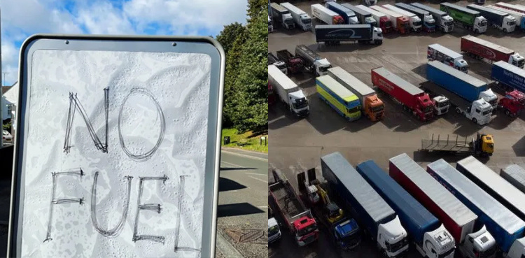 Britain orders soldiers to start driving fuel tankers