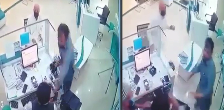 CCTV footage shows ex-MNA's son torturing staffer of private airline in Quetta