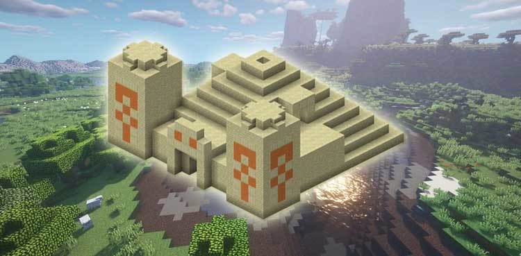 Minecraft player comes with fresh new look of Desert Temple