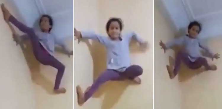 WATCH: This girl can climb walls like Spider Man