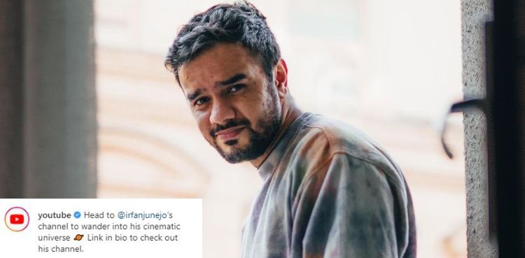 Irfan Junejo gets shoutout from YouTube for his cinematic content