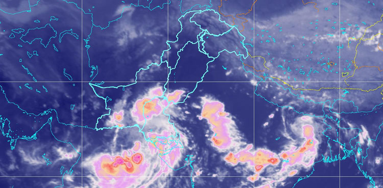 Tropical cyclone 240km away from Karachi