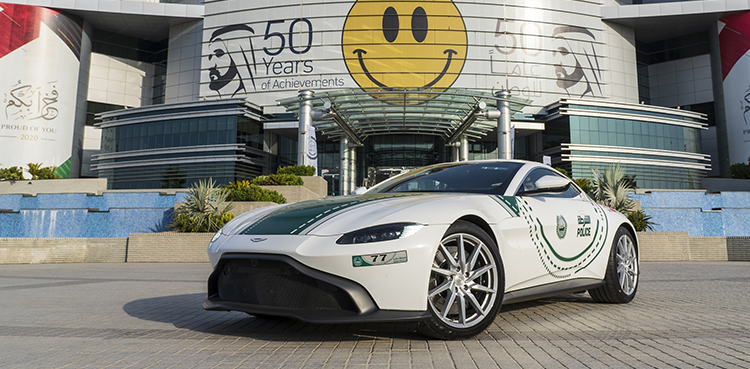 Aston Martin Vantage joins Dubai Police's fleet of luxury patrols