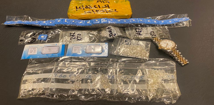 Video: Watch, diamonds worth millions seized at Karachi airport
