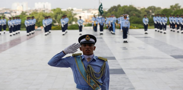 Watch: Change of guard ceremony held to mark Defence Day