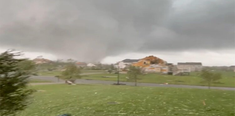 WATCH: Man captures moment tornado devastated his home in chilling video