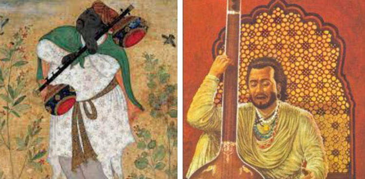 Painting and music during Mughal period