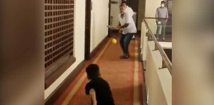 Sarfaraz Ahmed's son is fast-bowler in the making