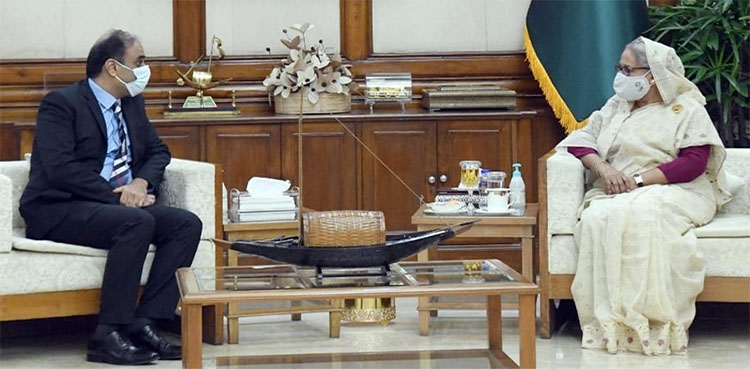 Pakistan's HC calls on Bangladeshi PM Sheikh Hasina