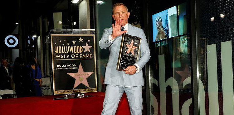 Goodbye James Bond: Daniel Craig gets a star on Hollywood's Walk of Fame