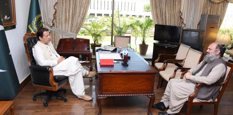 CM Jam Kamal meets PM Imran amid Balochistan political turmoil