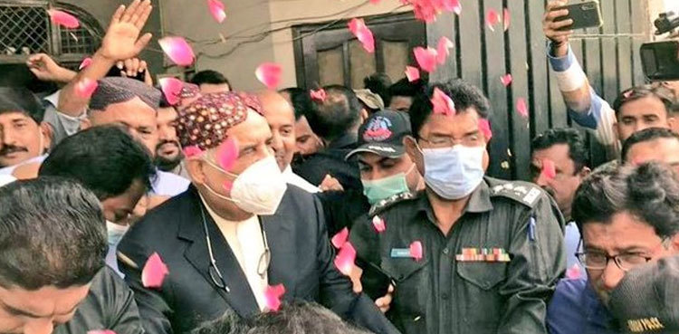 PPP's Khursheed Shah released from jail after two years