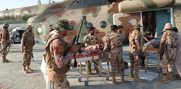 Army carries out rescue, relief operation in quake-hit Harnai