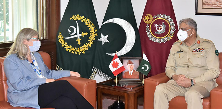 Canadian HC Wendy Gilmour calls on COAS Qamar Javed Bajwa: ISPR