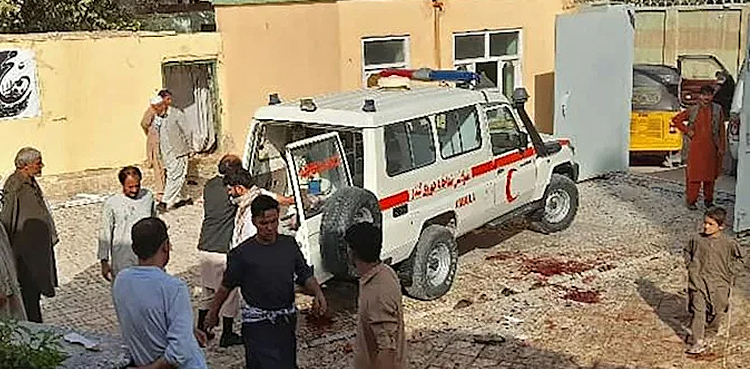 Bomb attack kills guard, wounds journalists in Afghan north