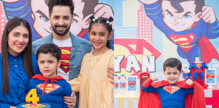 Ayeza Khan throws birthday party for son, pictures go viral