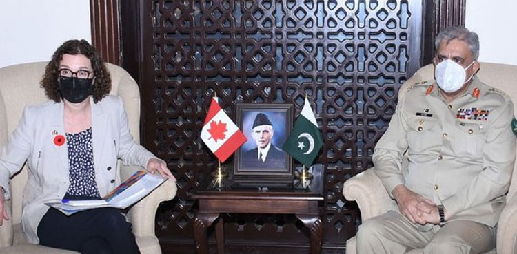 Pakistan desires long-term ties with Canada: COAS Bajwa