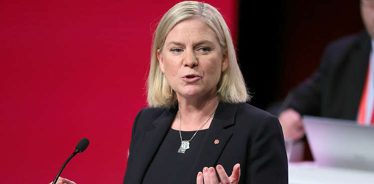 Sweden elects first woman prime minister