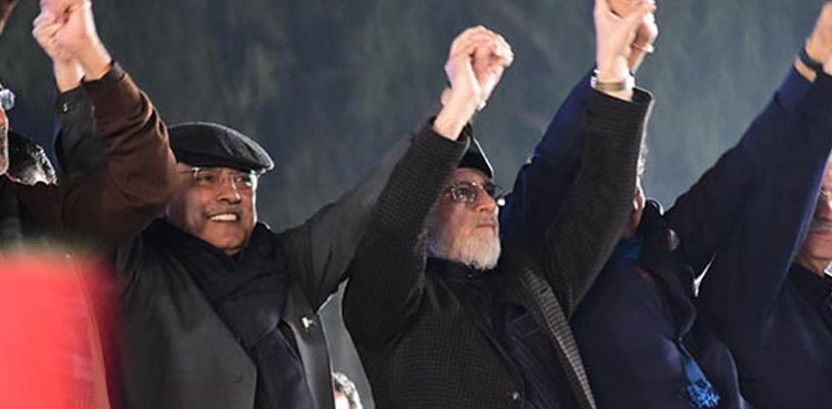 Former president Asif Ali Zardari telephones Dr Tahirul Qadri