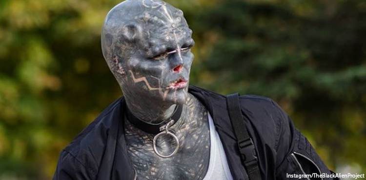 VIRAL: Man goes to unimaginable lengths to become 'Black Alien'