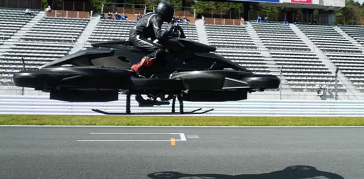 Flying motorbike unveiled in Japan, video goes viral