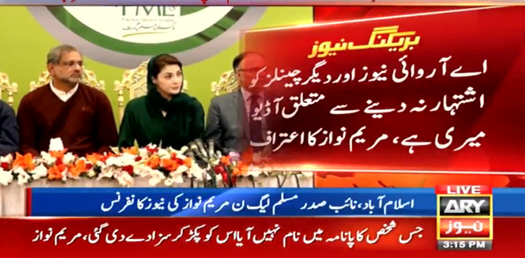 Maryam Nawaz admits it's her voice in viral audio