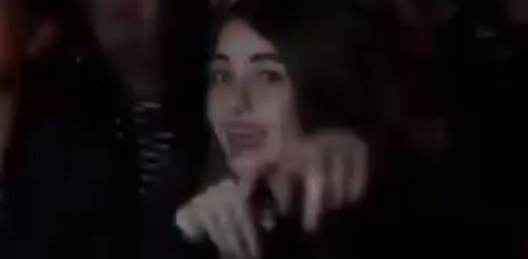 Merub Ali in first row as Asim Azhar performs in concert