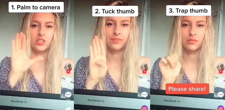 How TikTok hand gestures came to kidnapped girl's rescue