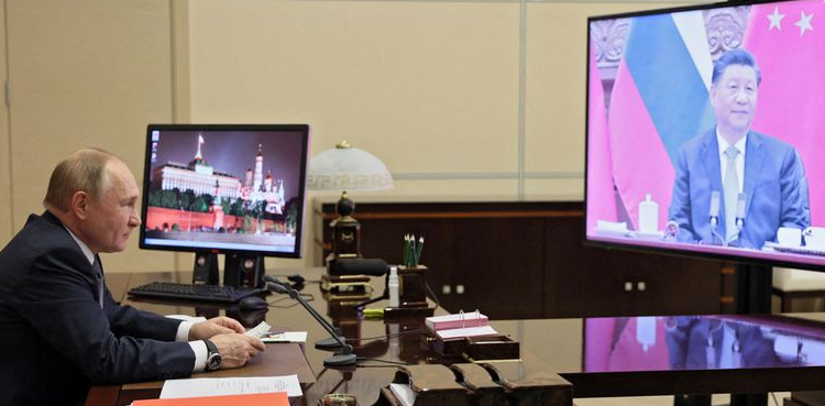 Russia's Putin and China's Xi cement partnership