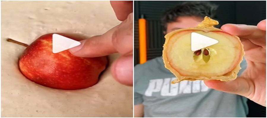 Netizens surprised as Instagram influencer whips up 'apple pakodas'
