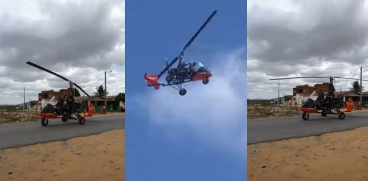 Viral video: Helicopter made out of scrapped car parts takes to skies