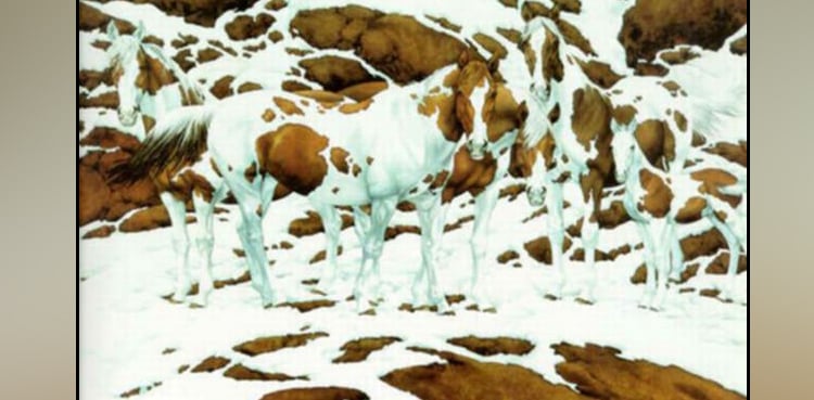 How many horses can you find in the picture?