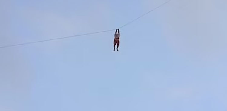Viral: Horrific incident with kite flyer captured on camera