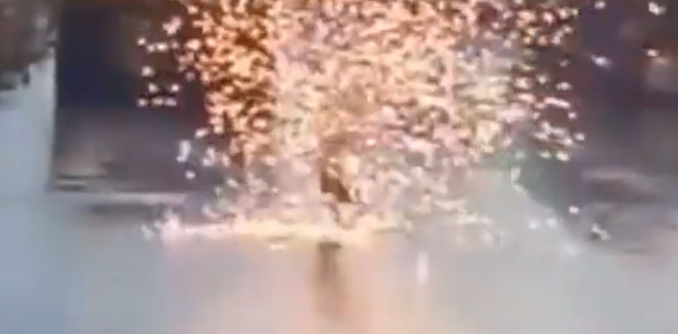 Man gets struck by lightning, video goes viral